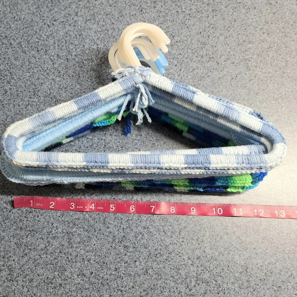 Handmade, Knitted Children's Hangers Bundle of 12